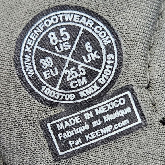 KEEN Whisper Sport Sandal Black/Gray 8.5 1003709 - Picture 8 of 8